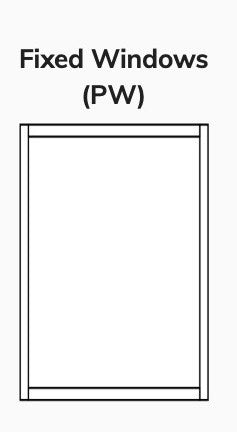 fixed impact window ( picture )